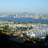 Point Loma Lucinda Street view of skyline